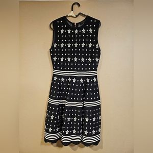 TED BAKER A-line star print Knee length dress